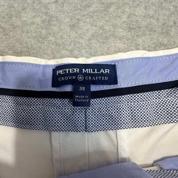 Peter Millar Performance Chino Short Mens 38 White Stretch Straight Leg Pockets - Picture 5 of 10